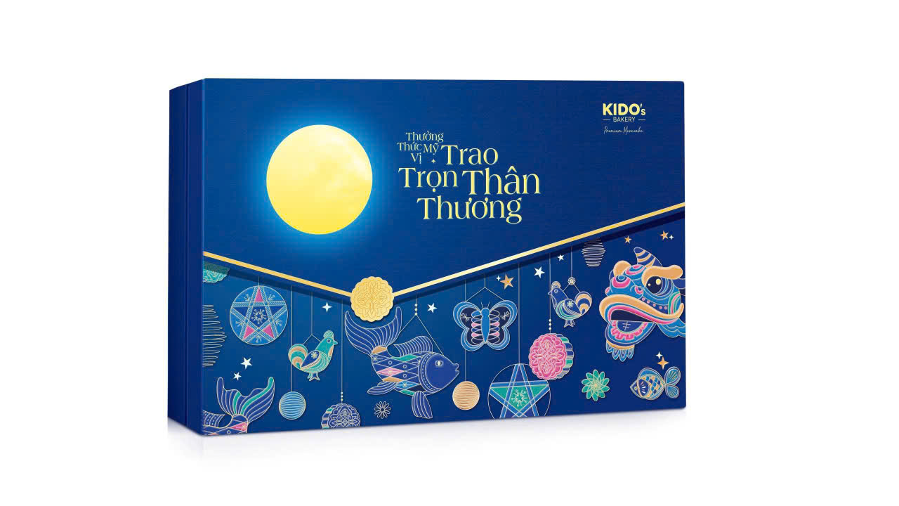 Hộp bánh trung thu Mỹ Vị Như Ý Xanh CB2 - KIDO's Bakery 2026