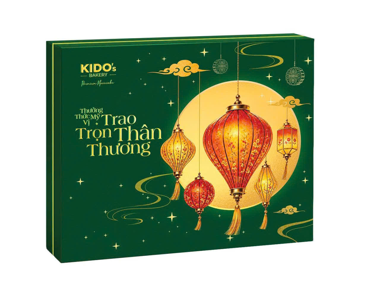 Hộp bánh trung thu Mỹ Vị Cát Tường Xanh CB6 - KIDO's Bakery 2026