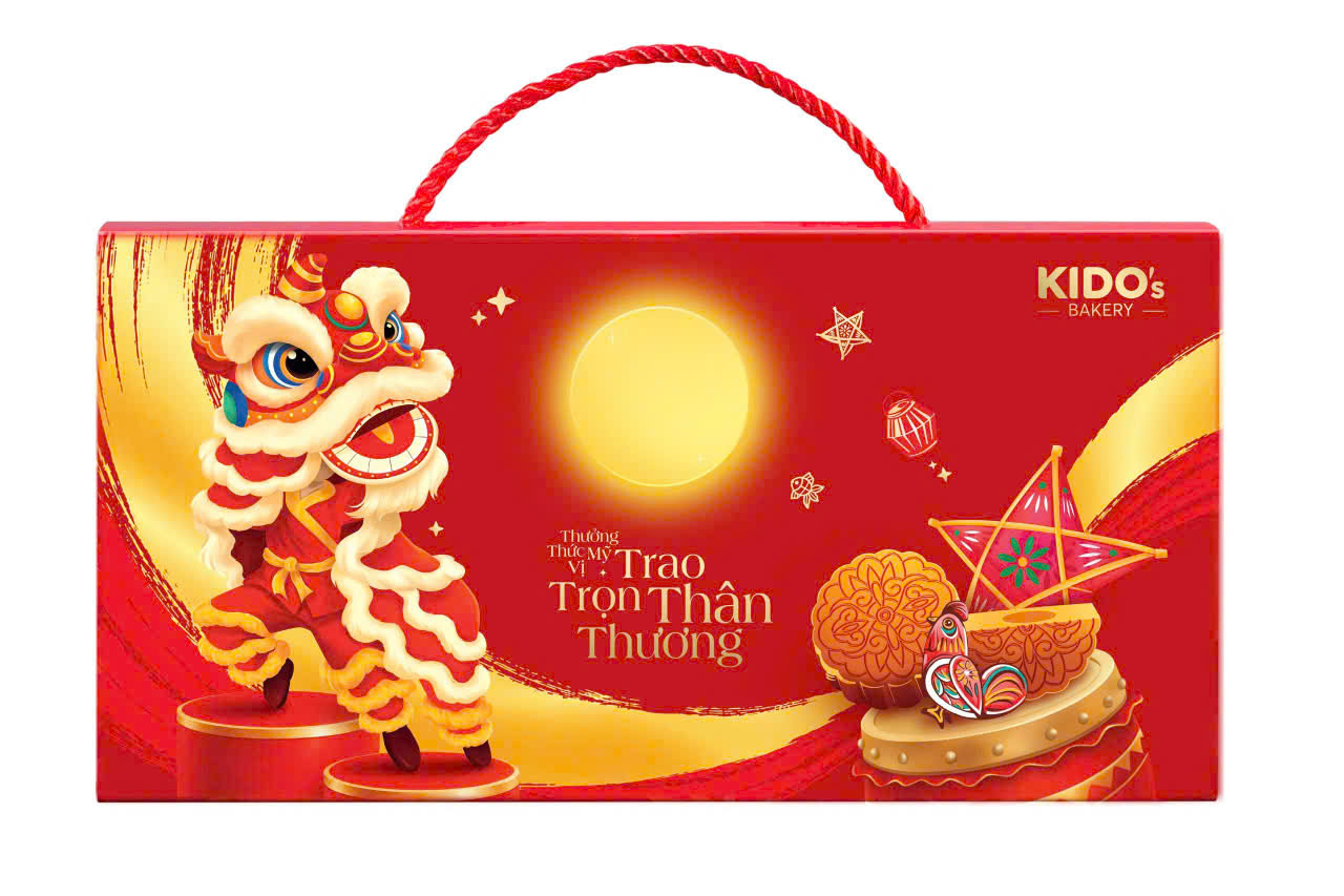 Hộp quai xách bánh trung thu KIDO's Bakery